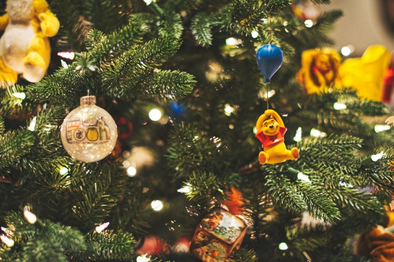 15 non-traditional locations for decorating an artificial Christmas tree